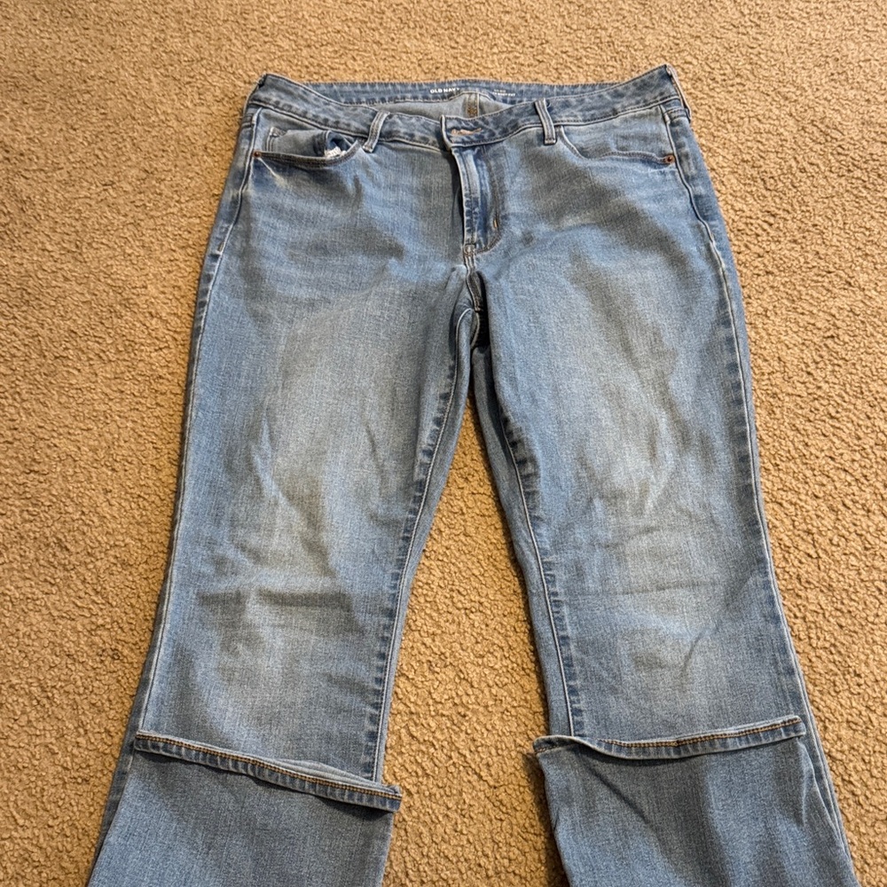 Old Navy Light Blue Flare Jeans